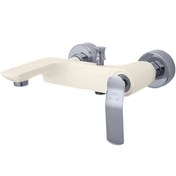 تصویر شیر حمام آوات شیری کروم راسان Avat Chrome Cream Bath