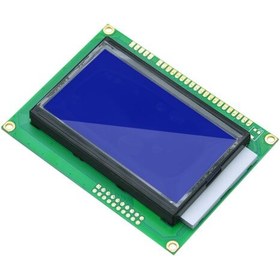 تصویر LCD کاراکتری ۶۴×۱۲۸ آبی 