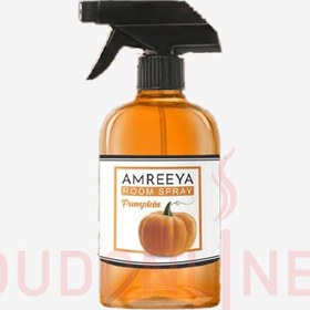 تصویر خوشبو کننده هوا آمریا Amreeya مدل پامپ کین ( کدو حلوایی ، کدو تنبل) Pumpkin حجم 500 میلی لیتر 