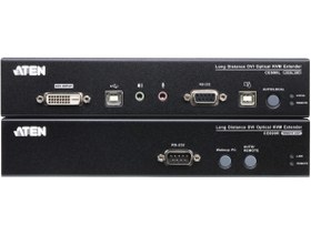 تصویر USB DVI Optical KVM Extender (1920 x 1200@20km) 