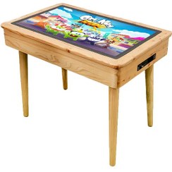 تصویر میز هوشمند بازی و طراحی کودکان 32 اینچ بدنه چوبی TABLE SMART TOUCH KIDS 32INCH