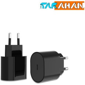 تصویر شارژر دیواری 20W پرودو مدل PD-FWCH018-BK Porodo 20W Single C Port PD Charger EU - Black