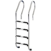 تصویر پله استخری 4 پله کف استیل طرح کلاب کد 168 