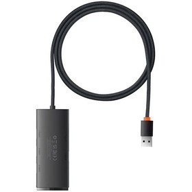 تصویر هاب مبدل 4 پورت USB 3.0 بیسوس WKQX0301 Baseus Lite Series WKQX0301 4-Port USB-A HUB