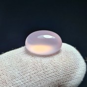 تصویر نگین سنگ عقیق یاسمنی معدنی کد 29895 