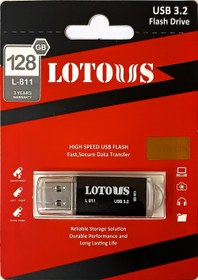 تصویر فلش مموری لوتوس 128 گیگ L811 ا flsh lotous L811 128GB USB3.2 flsh lotous L811 128GB USB3.2