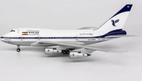 تصویر ماکت هواپیما بوئینگ 747 اس پی هواپیمایی ایران ایر | NG Models 1:400 Iran Air Boeing 747SP EP-IAB 