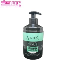 تصویر ماسک مو سانتکس (Suntex) مدل پسته حجم 500 میلی لیتر ماسک مو پسته انواع مو 500 سانتکس