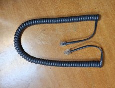 تصویر سیم تلفن فنری طوسی سیسکو Cisco نو 