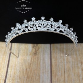 تصویر تاج عروس کد 923 bridal tiara code 923