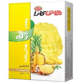 تصویر پودر ژله آناناس هاتی کارا وزن 100 گرم 