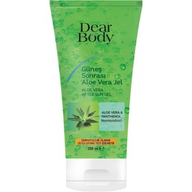 تصویر محصول افتر سان زنانه – مردانه برند دییر بادی dear body اصل 200mlaloevera 