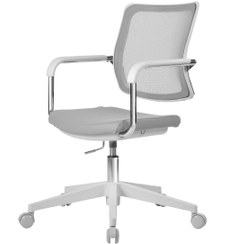 تصویر صندلی کارمندی مدرن صنعت مدل S1 تمام طوسی 