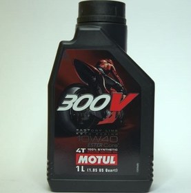 تصویر روغن موتول 300v گرانروی 10w40 یک لیتری | MOTUL 