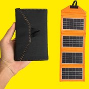 تصویر پنل خورشیدی تاشو ۶ وات مدل WGWX-1.5W-4 با یک درگاه USB 