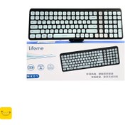 تصویر کیبورد بی سیم Lifeme مدل MK01 