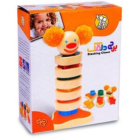 تصویر بازی آموزشی برج دلقک ۱۰ تکه 