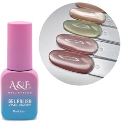 تصویر لاک ژل آیس سرامیکی سیلک ای اند ای A&E 