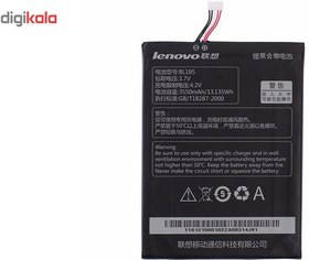 تصویر باتری تبلت مدل BL195 L12T1P31 با ظرفیت 3550mAh مناسب برای تبلت لنوو Idea Tab A2107 