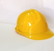 تصویر کلاه ایمنی تک پلاست - زرد 