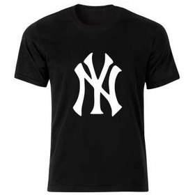 تصویر تی شرت آستین کوتاه مردانه طرح نیویورک کد 18181 BW 