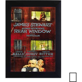 تصویر تابلو فیلم پنجره عقبی Rear Window اثر هیچکاک Hitchcock مدل N-221506 