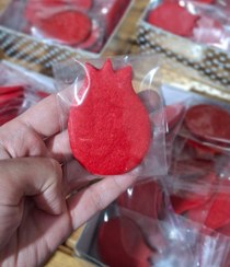 تصویر بیسکوییت انار سایز بزرگ دانه ای - بزرگ / کوچک / کوچک 