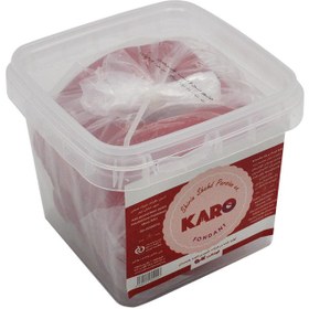 تصویر خمیر فوندانت کارو قرمز - 500 گرم Red Karo fondant paste - 500 grams