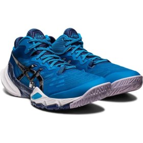 تصویر کفش والیبال اسیکس متارایز آبی Asics Sky Metarise blue 