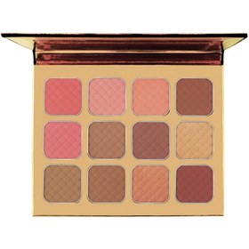 تصویر پالت رژگونه 12 رنگ کارکتر مدل Character Majestic blush Palette 