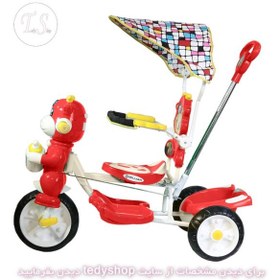 تصویر سه چرخه کودک رنگ قرمز 