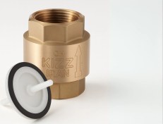 تصویر شیر یکطرفه فنری برنجی کیز ایران سوپاپ پلاستیکی 