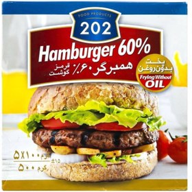 تصویر 202 همبرگر ممتاز 60 % 