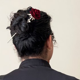 تصویر کانزاشی گل رز 