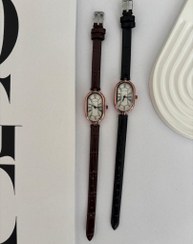 تصویر ساعت مچی بند چرمی شیباک 