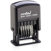 تصویر مهرهای شماره زن اتوماتیک sirdas 