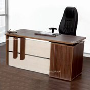 تصویر میز کارمندی کشو دار خاص کد 204 برند فضاسیستم 