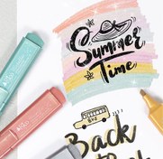 تصویر ماژیک هایلایتر ریکو متالیک اکلیلی 