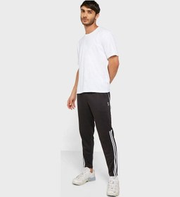 تصویر شلوار جوجینگ ورزشی مشکی با نوار برند seventy five Tape Sports Joggers Black