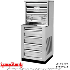 تصویر آبسردکن استیل دو شیر مدل 2KS 