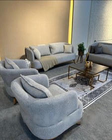 تصویر مبل راحتی مینیمال مدل حلالی Ali Sofa