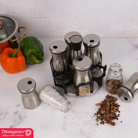 تصویر ست ادویه 7 پارچه یونیک کد 1799 Unique spice jar