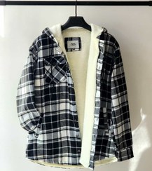 تصویر شکت سایز بزرگ خزدار چهار خانه کد 2369 