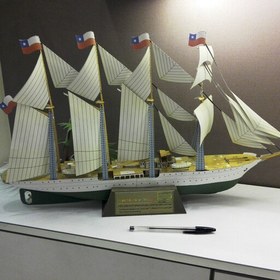 تصویر کیت ساخت ماکت کشتی اسمرالدا 