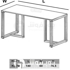 تصویر میز مدیریت مدرن مدل KT79 