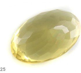 تصویر نگین توپاز زرد درشت خوش رنگ کد 15725 