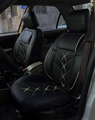 تصویر روکش صندلی طرح ایکس چرم (سفارشی) مناسب رنو ال 90 کد (L90-X) 