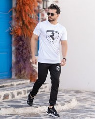 تصویر ست تیشرت و شلوار مردانه مدل فراری 