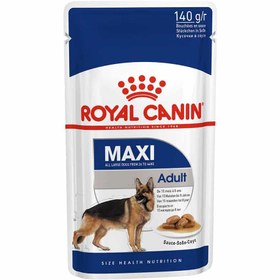 تصویر پوچ سگ بالغ نژاد بزرگ رویال کنین 140 گرم Royal Canin maxi adult 140g