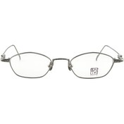 تصویر عینک طبی فلزی ظریف نقره‌ای Shin japan 